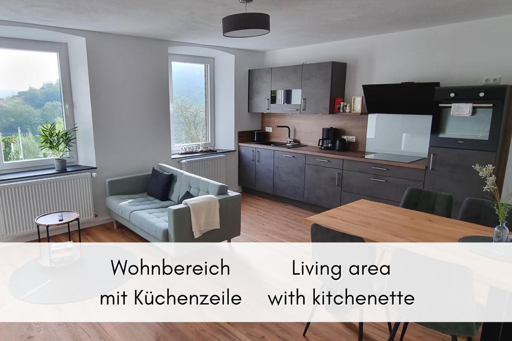 브렘 Winzerhaus Am Calmont - Terrasse Der Ruhe 아파트 외부 사진