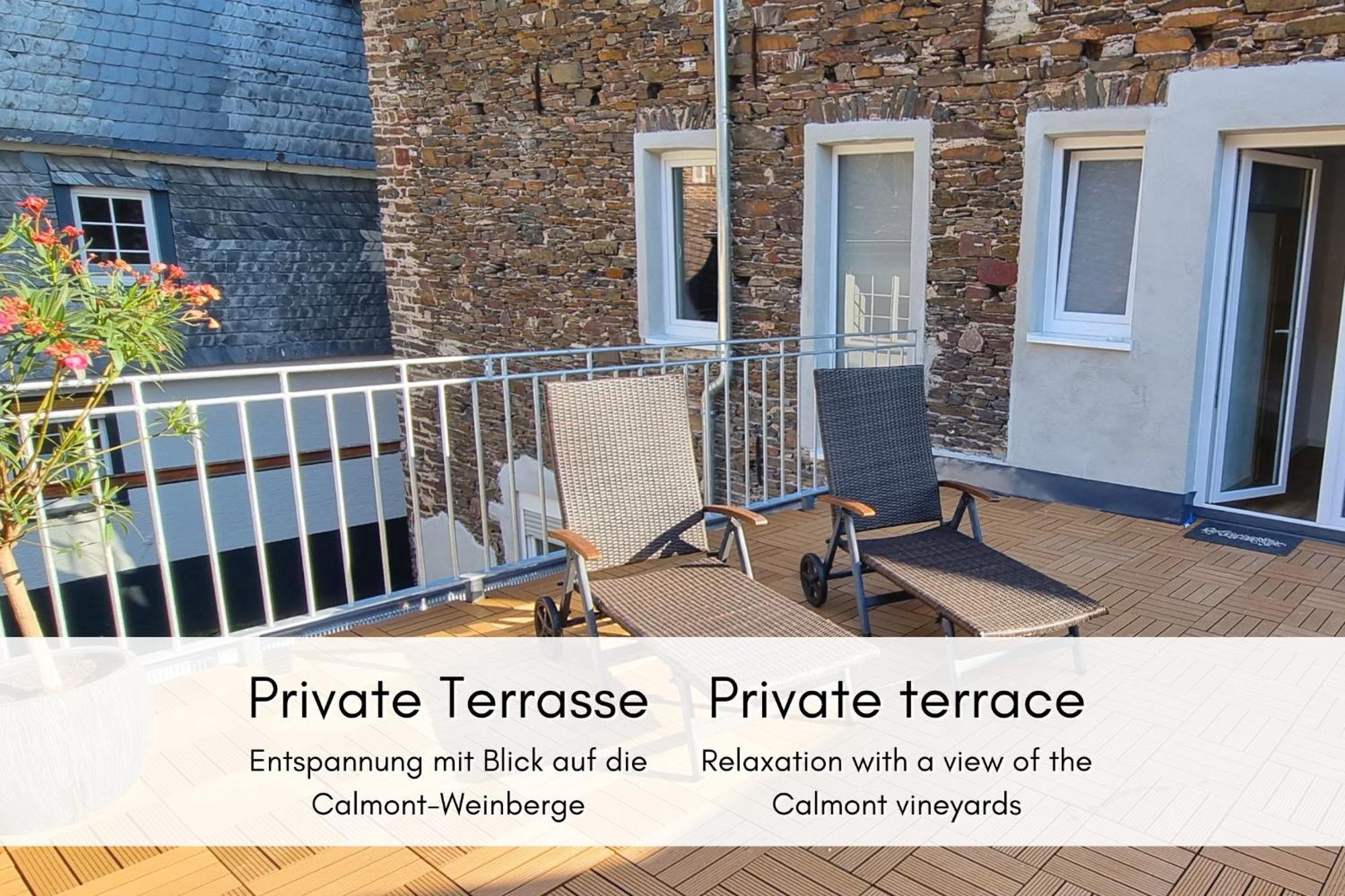 브렘 Winzerhaus Am Calmont - Terrasse Der Ruhe 아파트 외부 사진